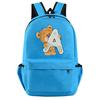 Little Bear 26 English Letters Backpack Teen School Bag for Girls Boy Backpack Bookbag for Kid Gifts Large Capacity Student Bag