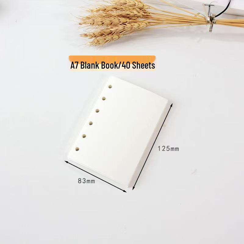 A5/B5 Loose-Leaf Refill, Cream Yellow, 6/9/4-Hole, Lined Notebook & Memo Pad, Eye Protection