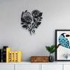 Arte da Parete in Metallo Decorazione Interna Soggiorno Scultura Moderna per la Casa