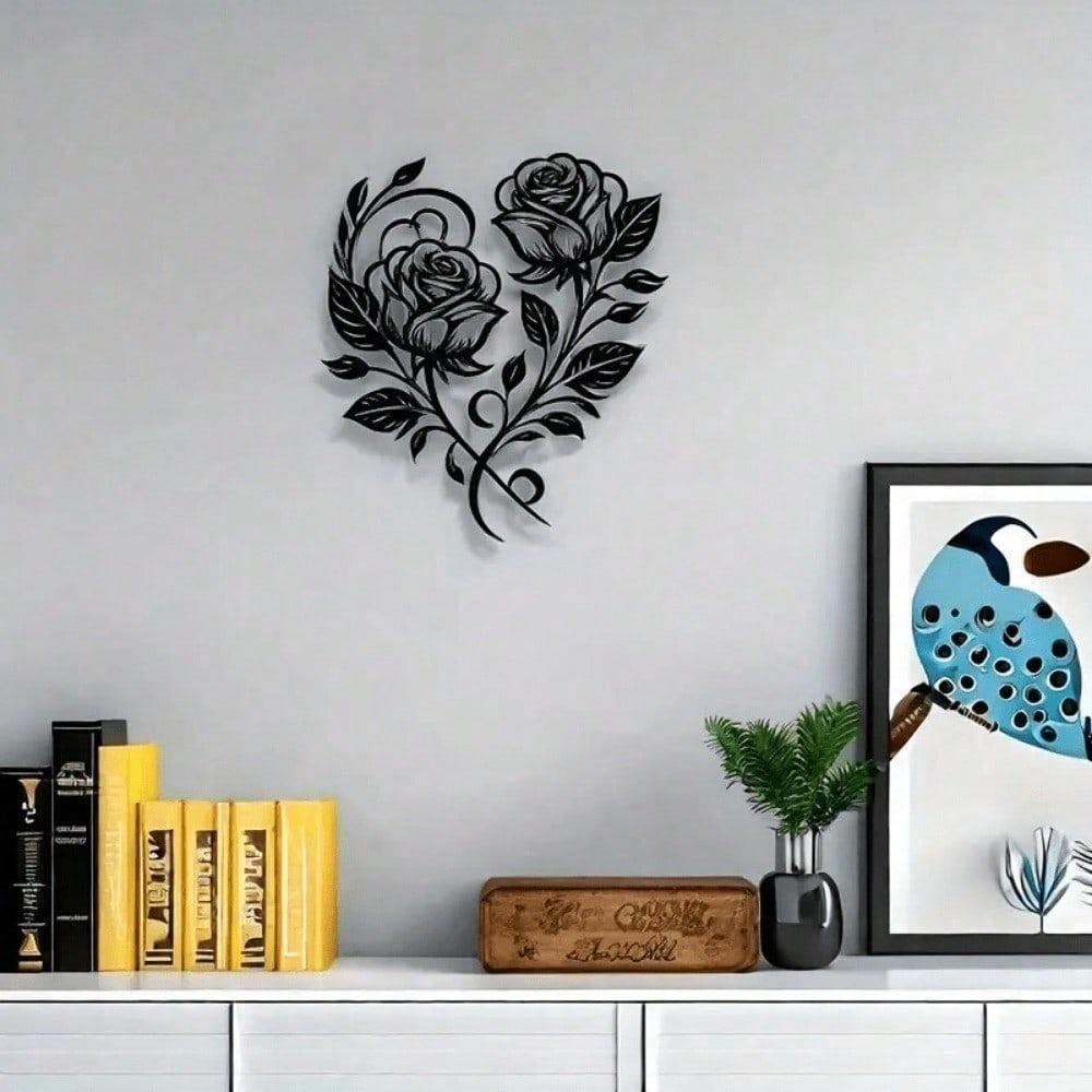Arte da Parete in Metallo Decorazione Interna Soggiorno Scultura Moderna per la Casa