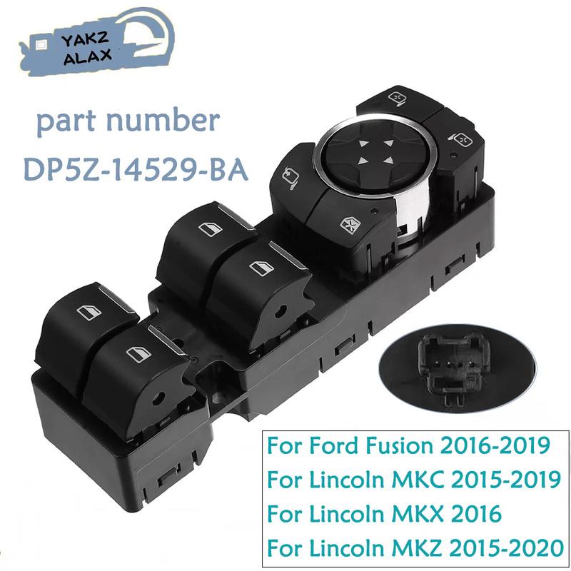 DP5Z-14529-BA for Ford Fusion Lincoln MKC MKX MKZ Electric Master Power Window Control Switch Lifter Button Car Accessories