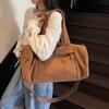High Quality Travel Bag Corduroy Shoulder Crossbody Duffle Bag for Women Ladies Tote Luggage Bag Large Designer Handbags