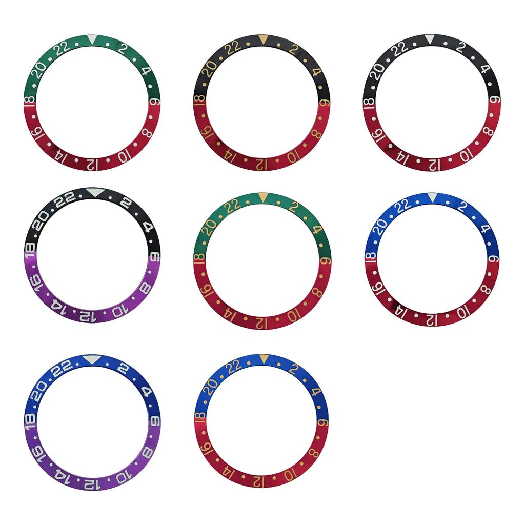 38mm Kroužek na hodinky Vysoce kvalitní keramická vložka lunety pro 40mm pouzdro hodinek Příslušenství Vnitřní průměr 30,5 mm