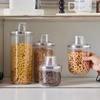 Transparent Fresh Keeper Bin Jar Coffee Bean Sealed Grain Tank Food Storage Container  Kitchen