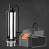 For DAYI Battery Operated Submersible Pump 60W Cordless Water Transfer Pump 3-5m Head 50-80 L/min Flow Stainless Steel