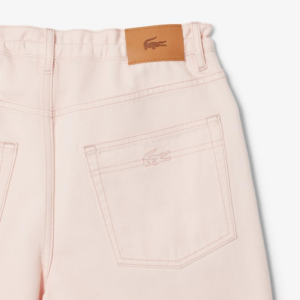 [Lacoste] Women's Wide Fit Color Denim Pants HF2448-55GHCZ