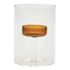 Tealight Holder Windproof Glass Creative Anniversary Festive Decorative Centerpiece Dinning Holiday Event Tabletop Ornaments