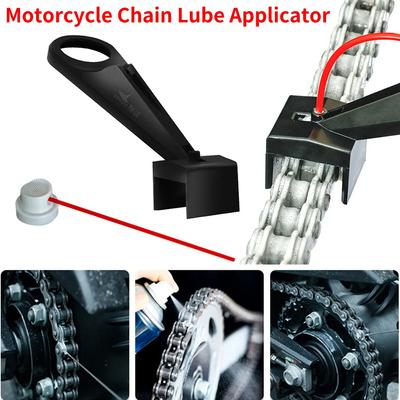 Motorrad Kettenöler Spray Getriebe Sauberes Kettenwachs Kettenreiniger Aufsatz Motorrad Kettenöl Öler Werkzeug für Motorrad