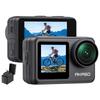 AKASO Brave 7 LE Action IPX7 Waterproof Underwater Image Dual Color External Microphone 1350mAh X2 Action Cam Camera, 4K60FPS, 20MP, (40M Waterproof),