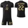 Maglia America's Cup 2025-26 Nero Oro Squadra Nazionale Messico Calcio Commemorativo
