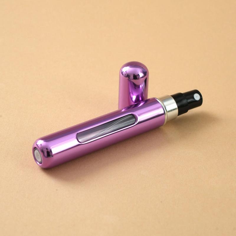 10 ml refillable perfume spray bottle, portable travel size, unscented, PVC-free, metal and plastic , spray bottle for p
