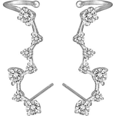 Orecchini a Bottone Stella Orsa Maggiore in Argento Sterling 925 con Zirconia Cubica per Donna Gioielli Romantici Bijoux Pendientes eh1200