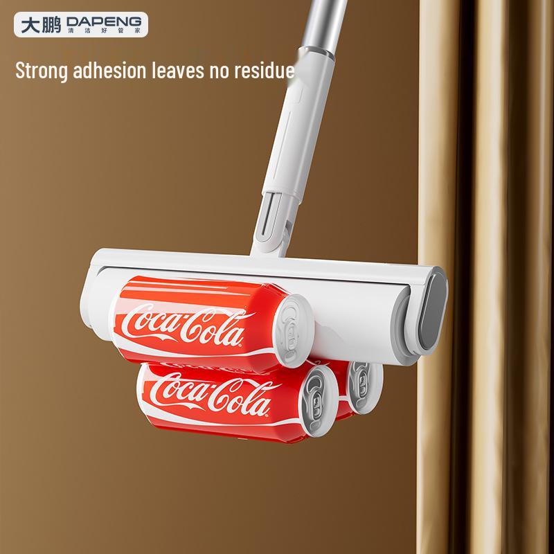 Dapeng Long Handle Cat Hair Lint Roller with Removable Adhesive Paper