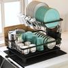MAJALiS 2-Tier Large Capacity Dish Drying Rack Kitchen Organizer