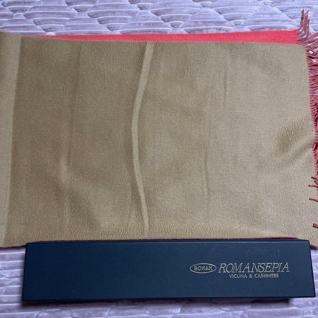 Used ROMANSEPPIA Vicua Cashmere Stole Shawl