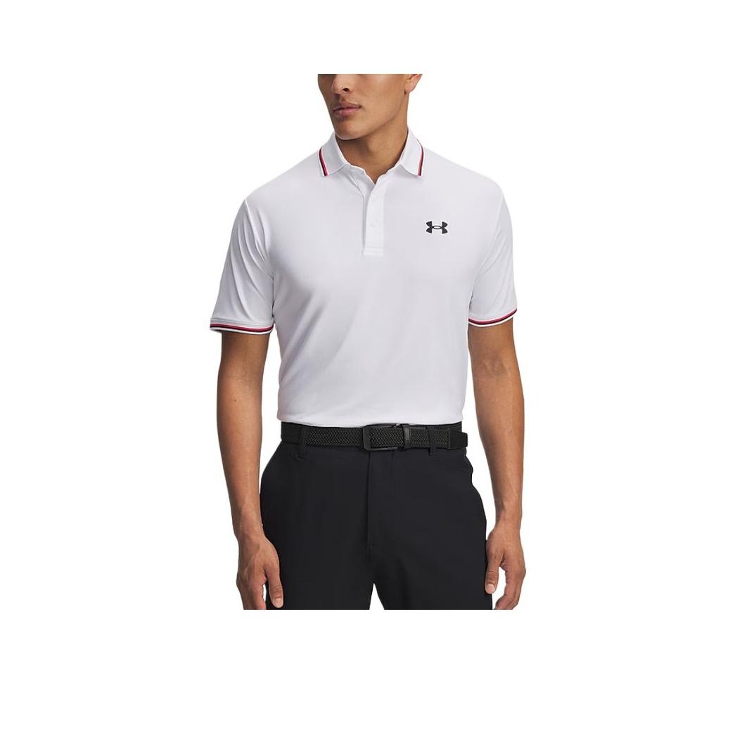 

Under Armour FW25 Логотип бренда Спортивная мода Пуловер Футболка-поло с коротким рукавом Мужские футболки-поло 1388156-102 M