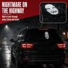 Scary Car Sticker Devilish Rear Window Sticker Decoration Car Vinyl Sticker  Car Rear Window