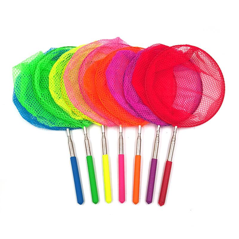 Children's Summer Fishing Net Telescopic Folding Net Catch Dragonfly Butterfly Fun Small Net Beach River Splashing