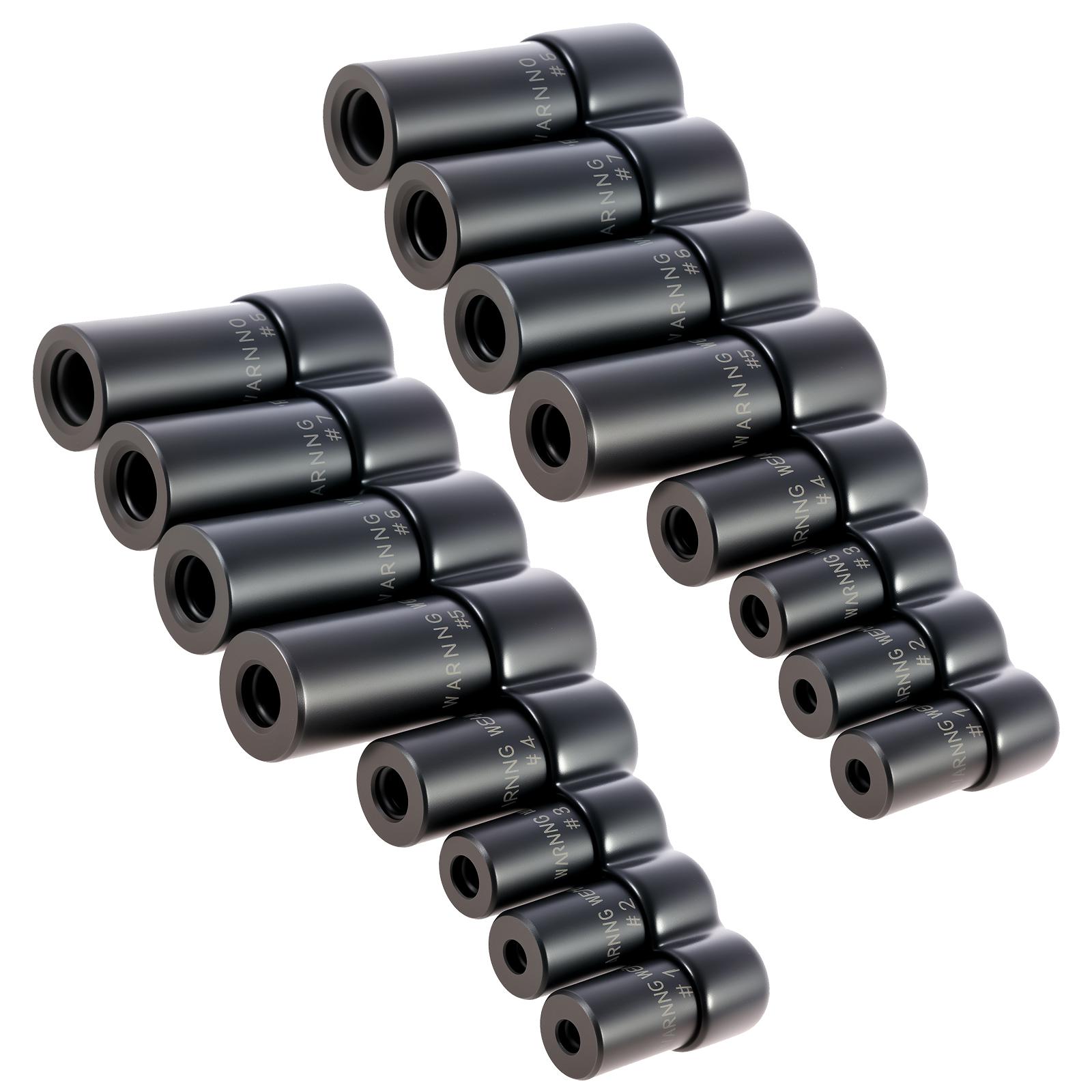 

16Pcs Tap Socket Set Steel 1/4inch and 3/8inch Drive Socket Set for Hand Wrench Tap Socket Tapping in Tight