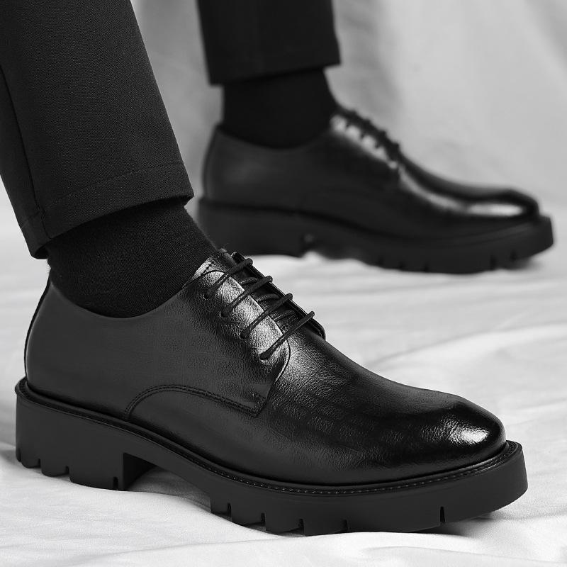 20252025 Youth British Business Dress Men's Shoes with Suit Groom Best Man Marriage