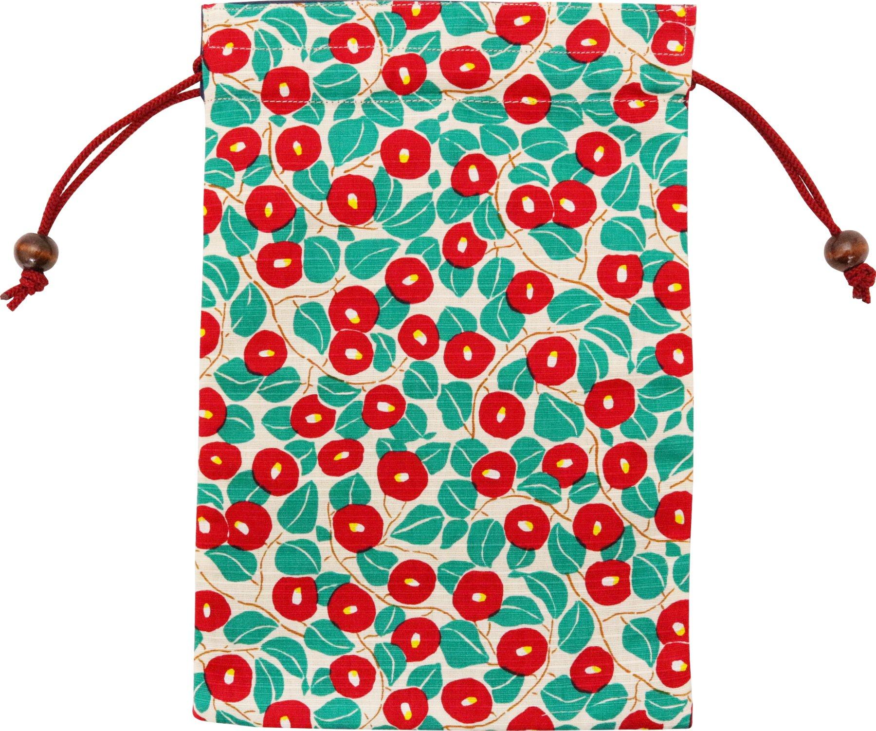 

Kyosuke Сделано в Японии Чехол-мешок на шнурке для Госюинтё Печать от Юмэдзи Камелия 18 x (Красная книга) Такэхиса, Дизайн, 26.5см