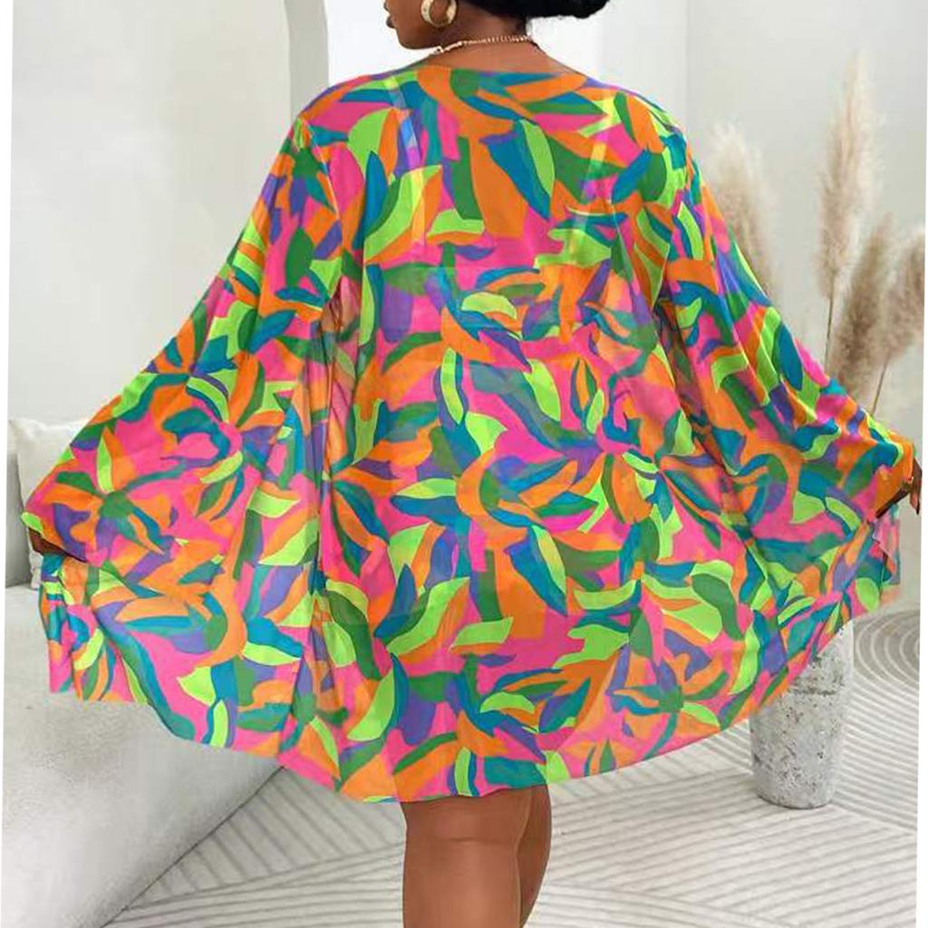 Women's Two-Piece Bikini Set Plus Size Split Swimsuit