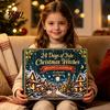 Collectible Fantasy Witch Figurines Christmas Witches Advent Calendar 2026, 24 Days Yule Countdown Box, 2D Holiday Gift for Women Acrylic Figurine
