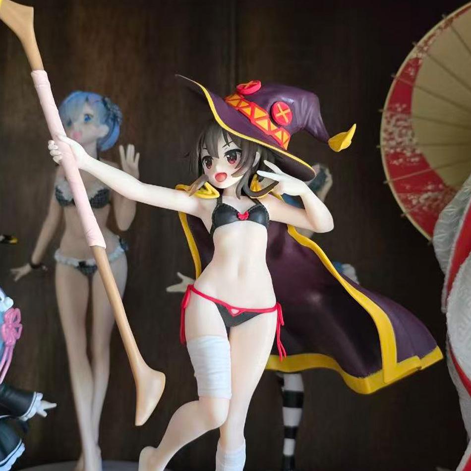 Original Genuine God's Blessing on This Wonderful World 24cm Megumin Action Figure Cute Figurine For Girls Droppshiping