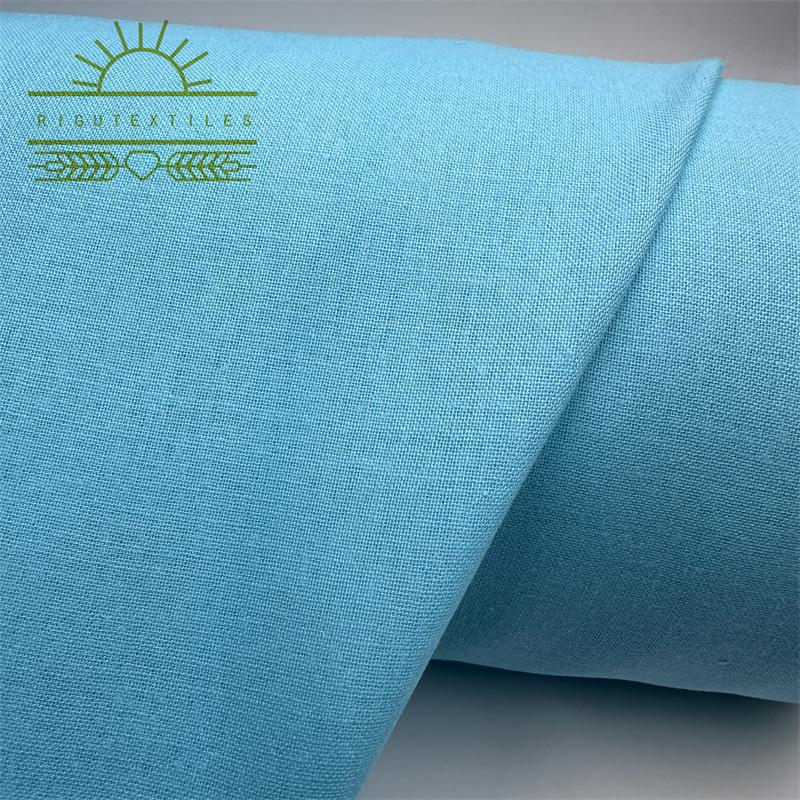 EcoFriendly Blended Linen Cotton Fabric for Garments and Home Textiles