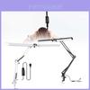 Modern Minimalist Foldable Desk Lamp With Aluminum Clamp And Usb Port For Nail Art And Makeup Work