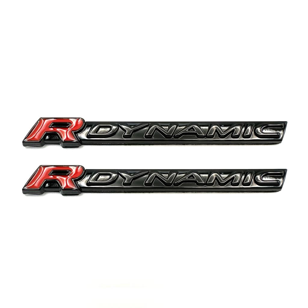 2 Stück RDYNATIC Metall Auto Logo - Geeignet für Land Rover Range Rover Stern Ader Blatt Platte Seitenetikett Hecketikett Autoemblem