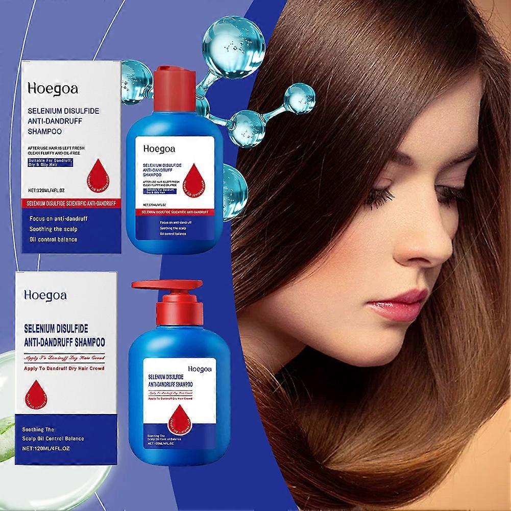 Seleniums Disulfide Shampoo Helps Control Oil Deep Moisture Refreshing Dandruff Control Hair Wash for Men Women