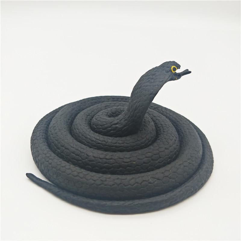 Children's Soft Rubber Toy - Large Green Fake Snake Prank Model