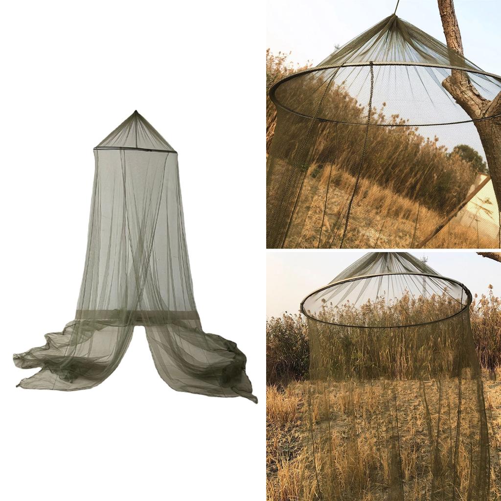Outdoor Dome Mosquitoes Netting Camping Bedding Patio Mosquitoes Netting Portable Fly Netting for Single Camping Use