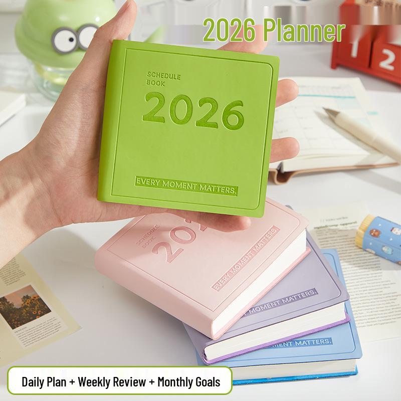 2026 Taschenplaner & Rechteckiges Terminkalenderbuch