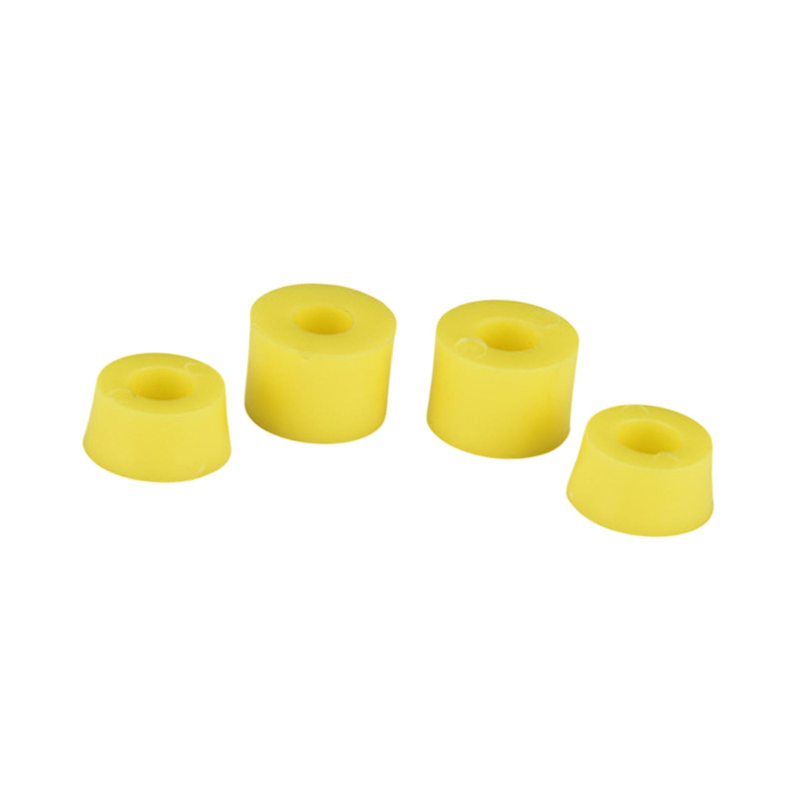 Skateboard Bushings Shock Absorber Longboard Bushings for Outdoor Activities жёлтый