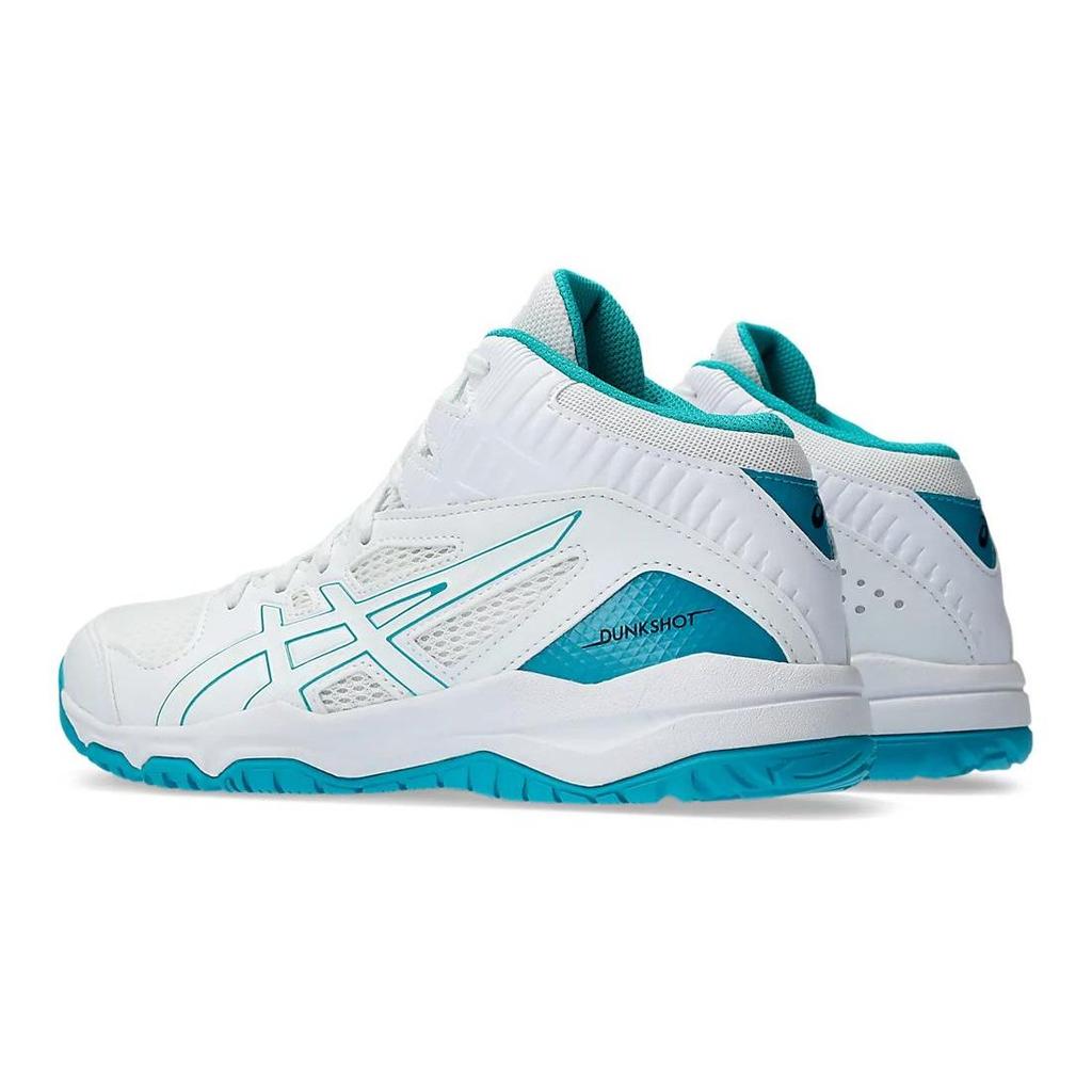 Asics Dunkshot Mb 9 Comfortable Shock Absorption Durable Mid-Top Kids Basketball Shoes Kids basketball shoes White 1064A006-109