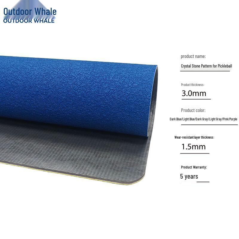 OUTDOOR WHALE Multi-Sport Anti-Slip PVC Flooring