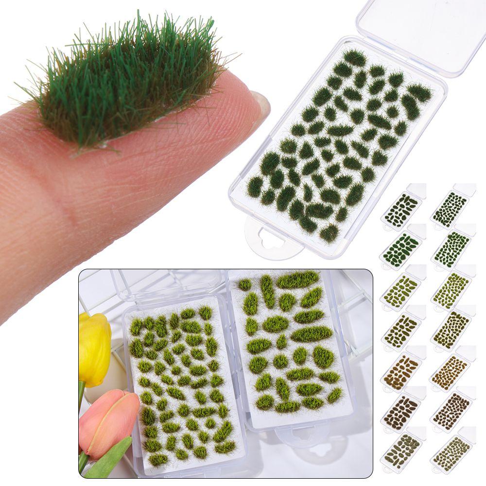 Modeling Materials Artificial Flower Cluster Sand Table Layout Simulation Wargame Scenery Irregular Grass Tufts