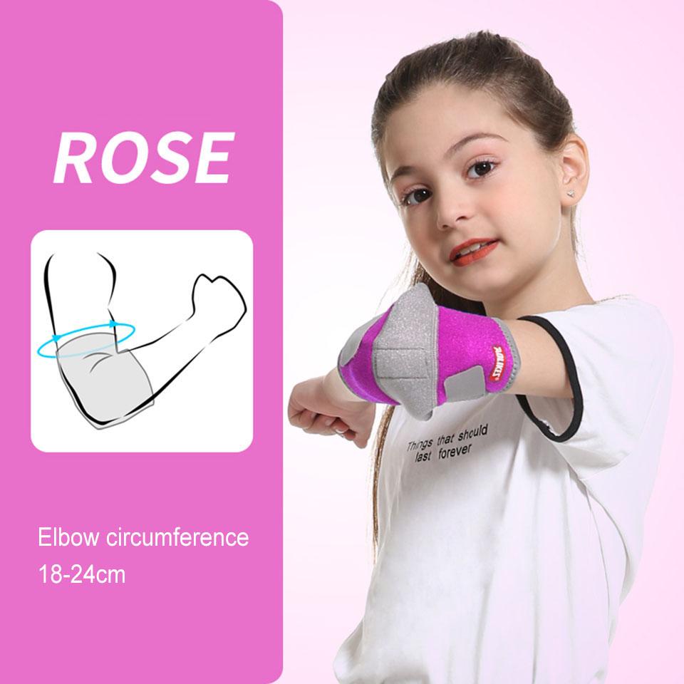 

Aolikes 1 Pair Children Eblow Support Kids Protection Anti-Drop Sport Safety Pad Elbow Protector For Cycling Football