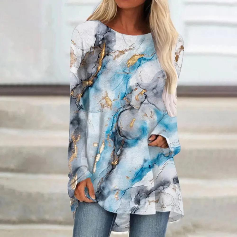 Высококачественный новый модный и повседневный женский свитер с круглым вырезом — фото 19