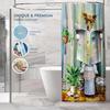 Funny Shower Curtains, Cool Dog Shower Curtain, Fun Pet Puppy Waterproof Shower Curtains with Hooks for Bathroom Decor, Dog
