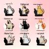 Magnetische Kittentles Koelkaststicker: Kattenbaardjes Houder & Ornament