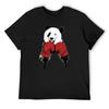 Boxing Animal Funny Boxer Panda Winner T-Shirt Quick-drying T-shirts Oversize Blanks Vintage Clothes Men's Cotton T-shirt