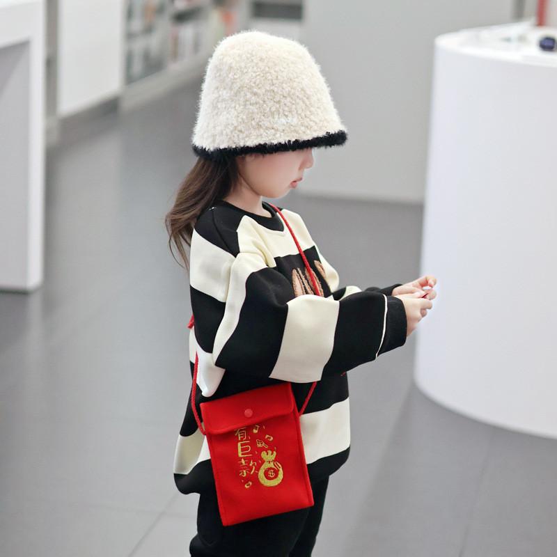 Year Chinese New Celebration Red Blessing Red Envelope Lucky Money Bag Crossbody