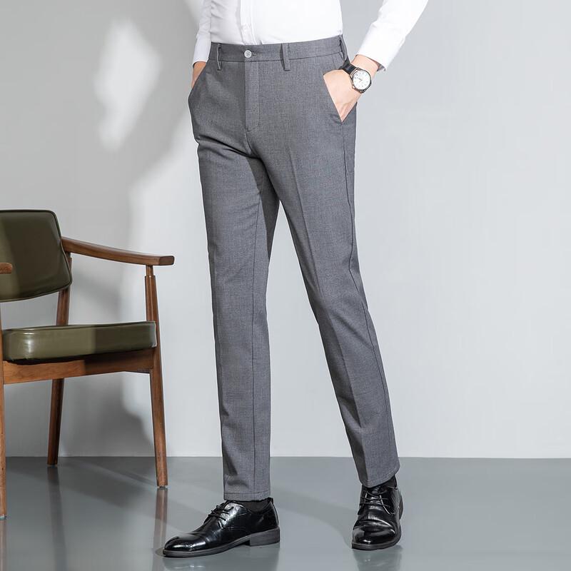 MONTAGUT Men's Fleece-Lined Warm Casual Trousers