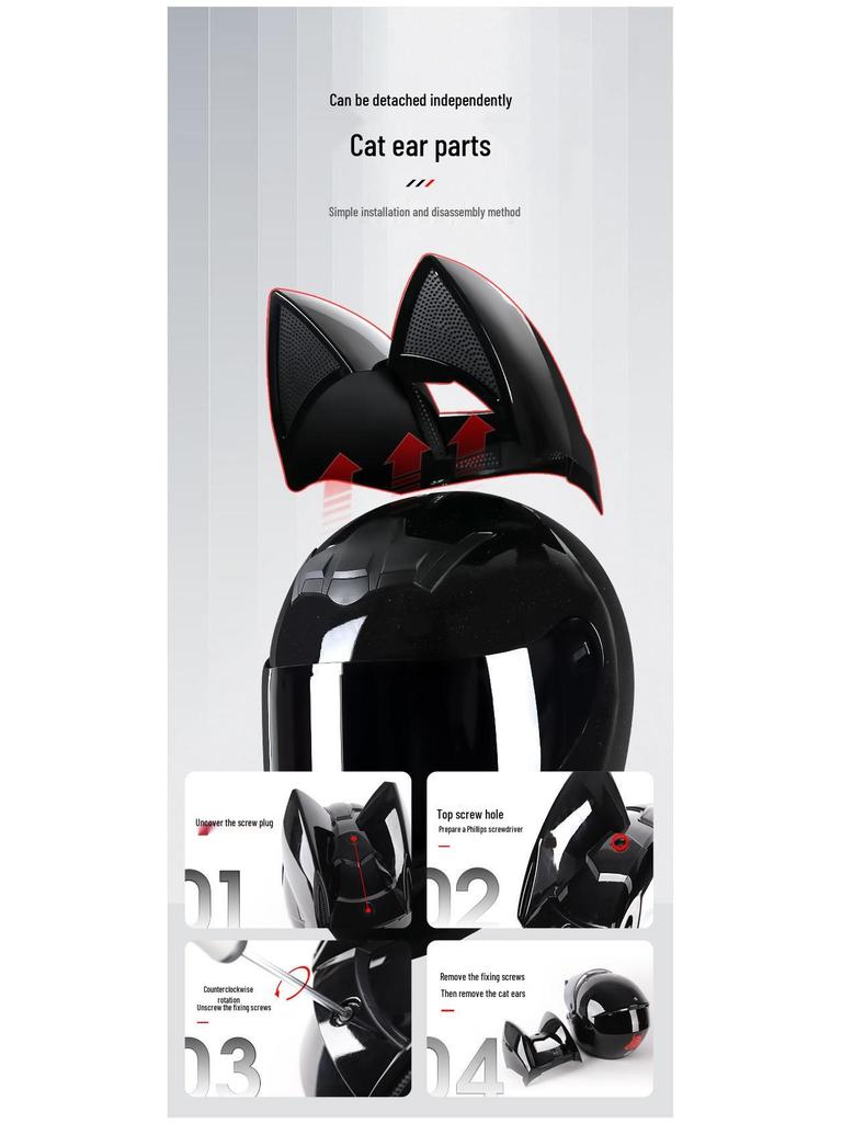 Universal Full-Face Motorcycle Helmet for Men & Women – 3C Certified, National Standard, In Stock
