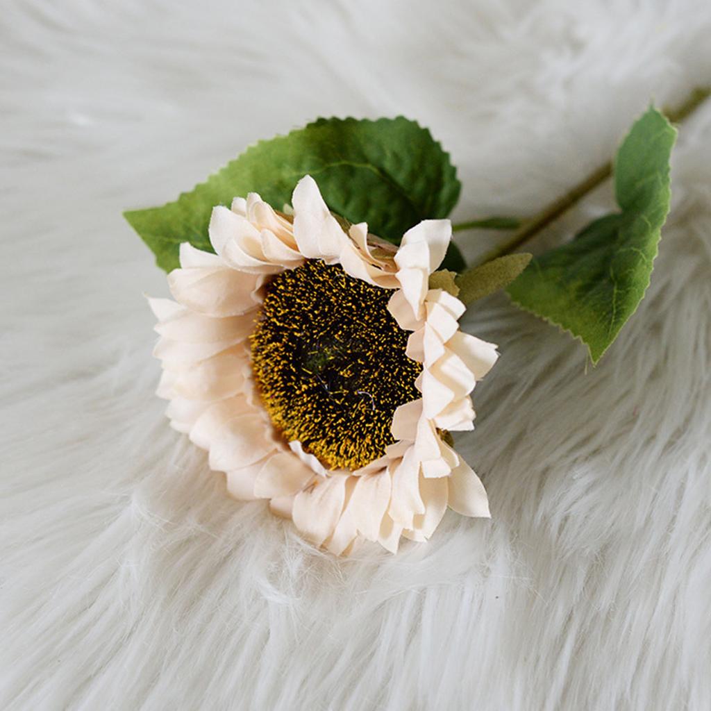 Simulation Sunflower Pastoral   Artificial Flower False Silk Sunflower for Home Decoration