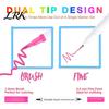 Water-soluble Drawing Tools Markers Set, with Brush And Fine Point Tips, Washable Professional Ink Supplies, for Hand-Drawn Creation Art Practice