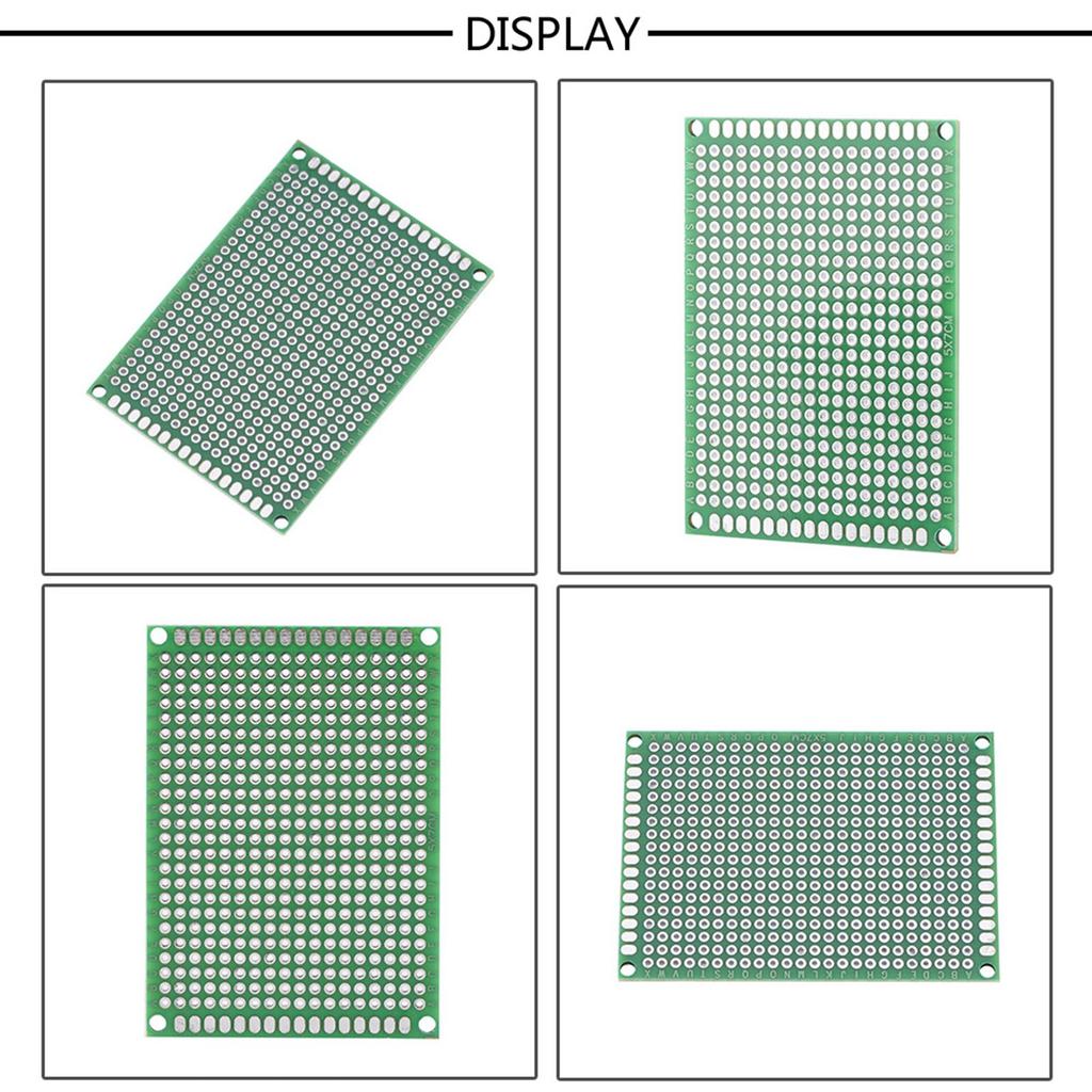 10 Piece 5cmx7cm Double Sides Prototyping DIY Soldering Universal PCB Circuit Board
